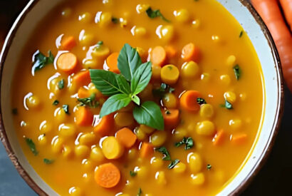 Thumbnail for Creamy Yellow Lentil Soup with Smoked Paprika and Coconut Milk