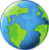 Logo showing the Earth, indicating the “Environment” part in the review section