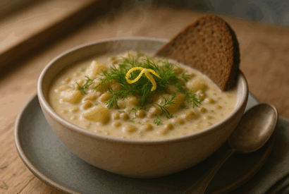 Thumbnail for Creamy Nordic Potato-Lentil Stew with Fresh Dill